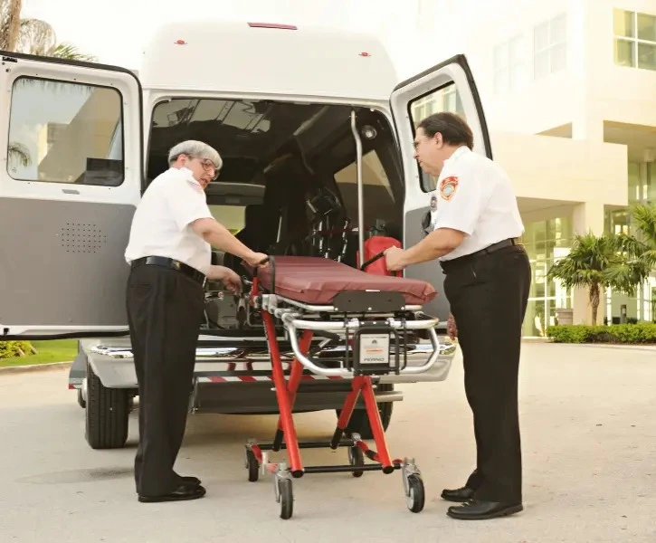 Private-pay stretcher transportation for a medically stable passenger in Glendale California